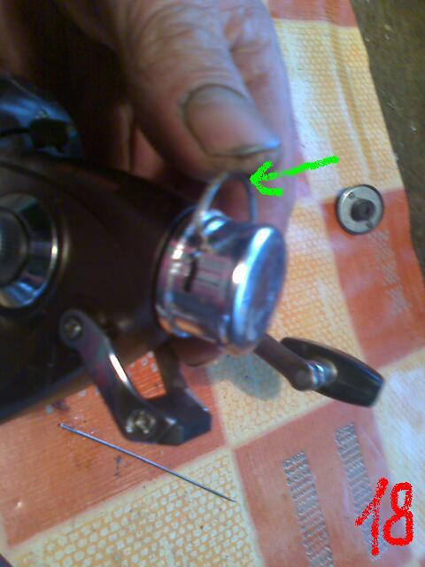 Hamulec kołowrotka, naprawa